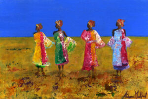 Maasai Women by Aideen Mockford Artist